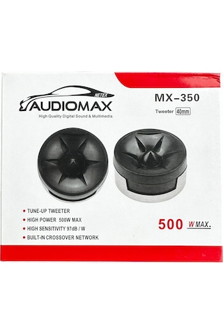 Audıomax Mx-350 500 W 40 MM Tweeter Set Tiz