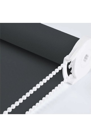 Narinlife Düz Stor Perde Siyah Modern Güneşlik Stor Perde