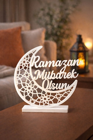 Ramazan Mübarek Olsun Dekoratif Masaüstü Obje -