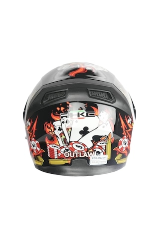 Rhkc 902 Çene Açılır Vizörlü Kask İskelet Renkli
