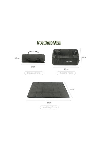 Xindoker "katlanabilir Taşınabilir Köpek Yatağı - Su Geçirmez, Kokusuz, Araç Ve Seyahat İçin Pratik"