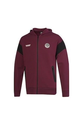 Hummel Glex Fermuarlı Hoodıe 922399-3858 Bordo