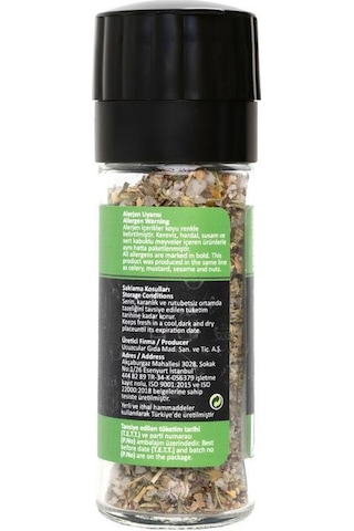 Hayfene Ege Otlu Sarımsaklı Tuzlu Çeşni Değirmen Kapaklı 45 G