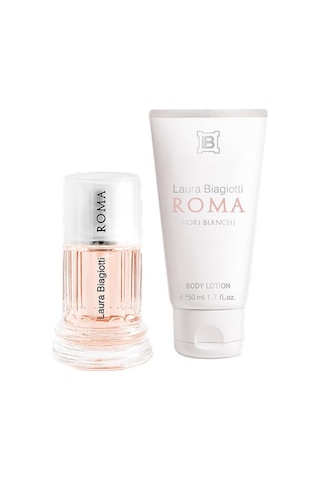 Laura Biagiotti Roma Fiori Bianci Edt 25 Ml + Body Lotion 50 Ml Kadın Parfüm Setia Çiçeksi