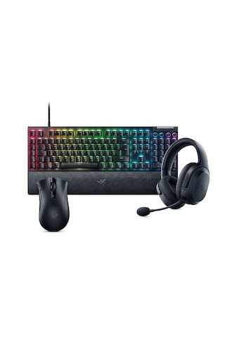 Razer Blackwidow V4 Klavye - Deathadder V2 X Mouse - Barracuda X Kulaklık Optik