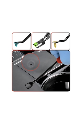 Xurunkeji Gövde Klipsli Pense Seti, 30 Derece Ve 80 Derece İtmeli Pim Pense