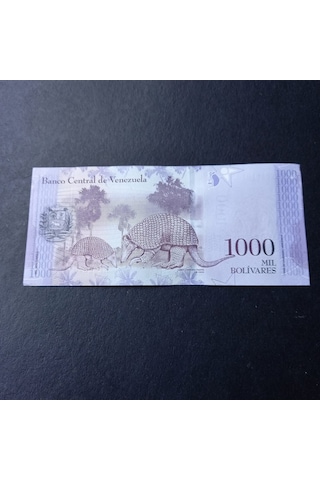 Escoines Koleksiyon 3996368f6220541a44 2017 Venezuela 1000 Bolivar Çil Kağıt Para