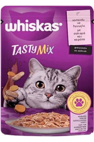 Whiskas Pouch Tasty Mix Somunlu Havuçlu 85 Gr 6 Adet