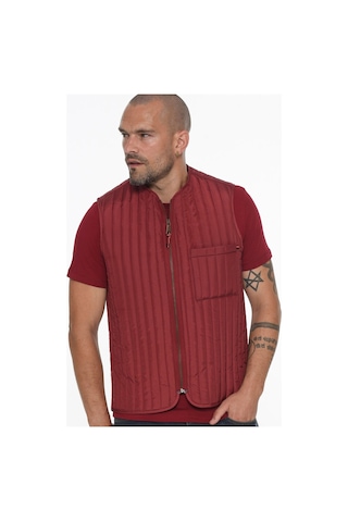 Y8611 Dewberry Erkek Yelek-Bordo