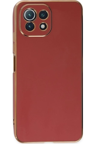 Cosmotex Newface Xiaomi Mi 11 Lite Kılıf Volet Silikon - Kırmızı