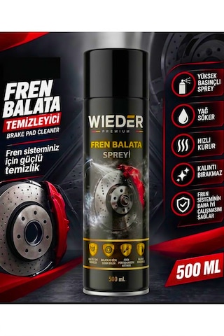 Wıeder Fren Balata Temizleme Spreyi 500 Ml 400gr 1