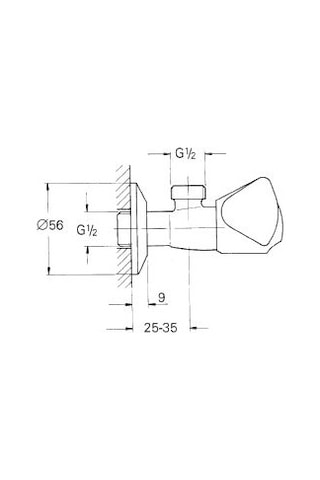 Grohe Ara Musluk 1/2 - 22958000 Krom
