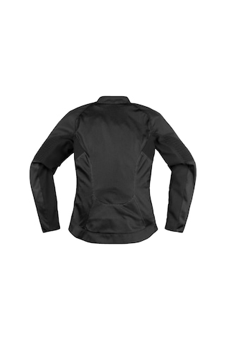 Icon Womens Overlord 3 Mesh Camo Korumalı Kadın Motosiklet Montu Siyah