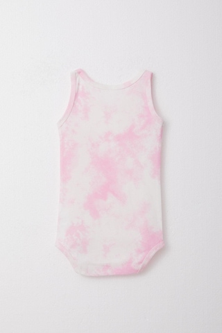 Breeze Kız Bebek Atlet Zıbın Body Batik Desen 9 Ay-3 Yaş, Pembe Pembe