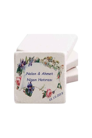 Sublimasyon Taş Magnet 5x5 Cm