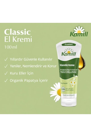 Kamill Classic Vegan El Ve Tırnak Kremi 100ml Papatyalı