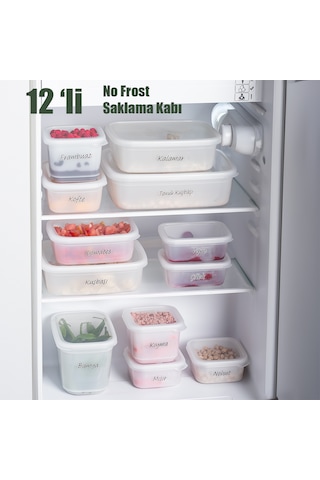 Porsima 1126 12'li No Frost -25 C Derin Dondurucu Saklama Kabı