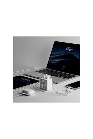 Tr Pixel 100w Gan Hızlı Şarj Cihazı - Gri