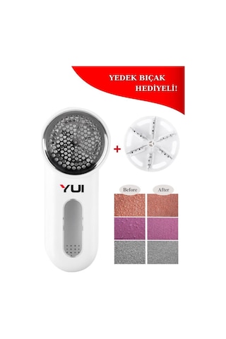Yui Cx1 Şarjlı Type C Tüy Ve Tiftik Toplama Temizleme Makinesi Beyaz