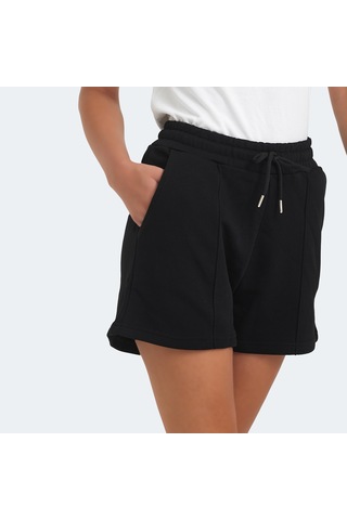 Slazenger VIXI Kadın Cepli Siyah Şort