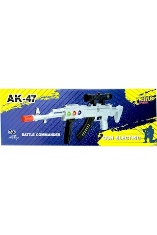 Ak-47 Gun Electric Işıklı Sesli Tüfek