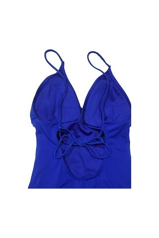 Blackspade Kadın Lacivert Mayo 8257-Saks Mavi-34 Saks Mavi