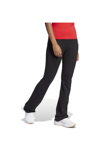 Adidas Essentials Small Logo Flared Kadın Siyah Tayt Siyah