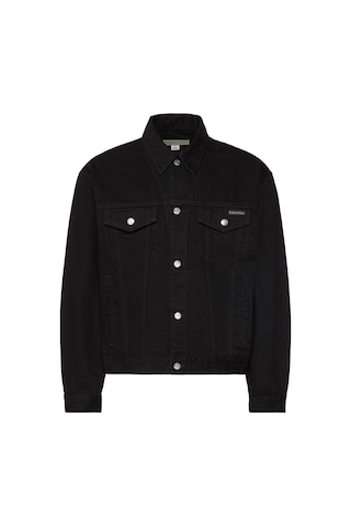 Calvin Klein 90'lar Ck Klasik Siyah Pamuklu Trucker Ceket-13076 Siyah
