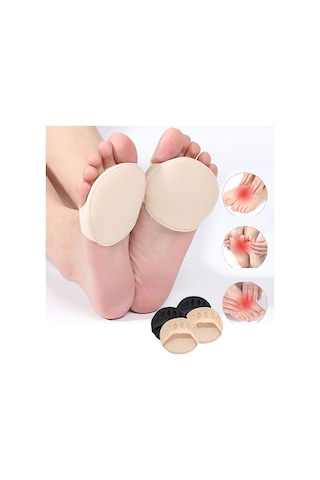 Kadınlar İçin Beş Parmak Ayak Ön Ayak Pedleri Nefes Alabilen Yüksek Topuklu Ayakkabı Yastığı