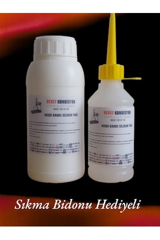 Hedefkondisyon Koşu Bandı Silikon Yağ Likit 500 ML