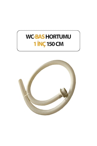 Wc-bas Hortumu Tuvalet Bas Hortumu Pis Su Hortumu Opak Spiral 2 Metre