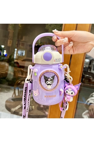 Novahub Yeni Yalıtımlı Taşınabilir Su Sevimli Pipet Pembe Pembe Paslanmaz Merlot Karikatür Kapasiteli El Dekoratif Çocuk Çelik Büyük Bebek Bardağı Anahtarlık Açık 4 316 Tp Pembe