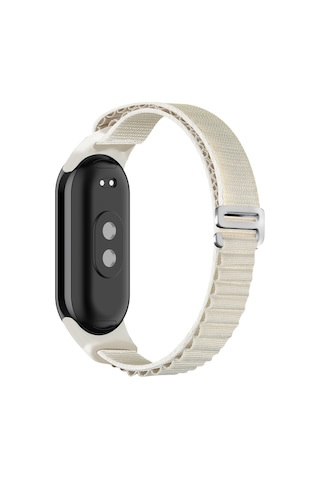 Xiaomi Mi Band 8 9 10 Uyumlu Alpine Loop Kordon Kayış Beyaz