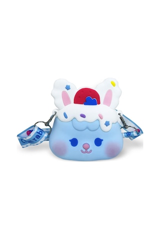 Ogi Mogi Toys Silikon Mavi Tavşan Omuz Çantası
