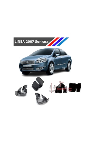 Fiat Linea Kaput İzalatör Klipsi 2007 Sonrası 50 Adetli Paket