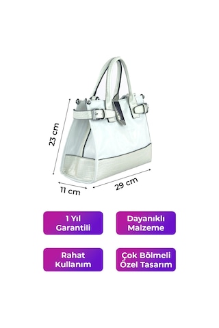 Kriste Bell Kadın Çantası Beyaz 26328 Beyaz