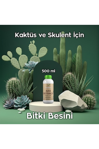Aura Botanica 250 Ml Kaktüs Ve Skulent İçin Daha Canlı Görünüm Ve Dengeli Büyüme 500 ML