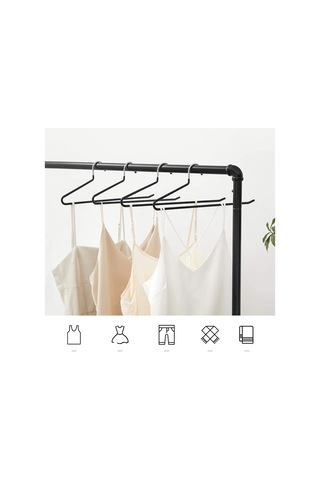 Songmics Pantolon Askıları, 20'li Set, Açık Uçlu, Çok Fonksiyonlu Çok Renkli