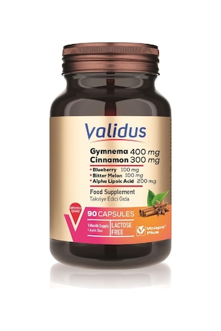 Validus Gymnema Sylvestre 400 Mg + Cinnamon 300 Mg 90 Kapsül