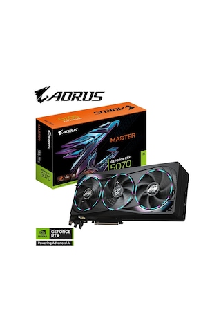 Gigabyte Aorus Geforce Rtx5070 Master 12gb 192bit Gddr7 Gv-n5070aorus M-12gd Ekran Kartı