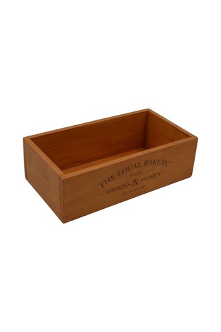 Ahşap Local Bakery Organizer 32x16cm, Yükseklik 9cm