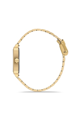 Ferro Fl21626awt-b Quartz Çift Kordonlu 22 Mm Kadın Kol Saati Altın