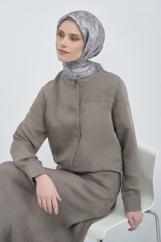 Armine Saf İpek Sura Eşarp-2026 İlkbahar-yaz- 953700d Gri