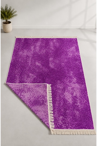 Kilim Paspas Çok Amaçlı Halı Makinede Yıkanabilir Toz Yapmaz Lila