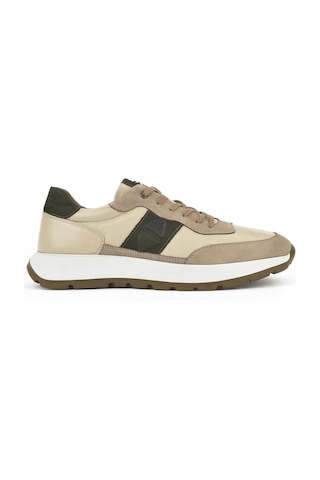 Ziya, Erkek Hakiki Deri Sneaker 1531037z2417 Bej 1531037z2417 340 Bej