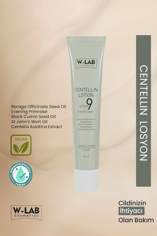 W-Lab Cosmetics Centellin 9 Aktifli Losyon 50 ML