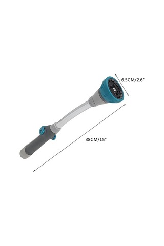 Besthome1 Yüksek Basınçlı Bahçe Hortumu Püskürtme Tabancası - 8 Ayarlı Yeşil Metal Sprey Tabancası