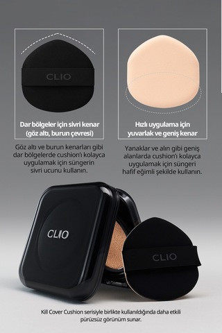 Clıo Kill Cover Founwear Cushion Puff