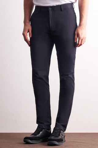 İmza Lacivert Yan Cep Düz Paça Pamuklu Slim Fit Chino Casual Pantolon 1003255165 Lacivert