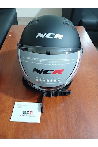 Ncr Kask Çenesiz 230 Ece Belgeli Kask Mat Siyah